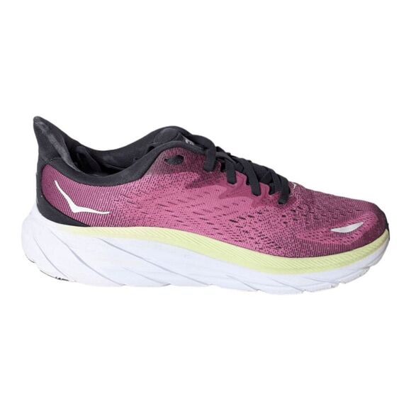 HOKA ONE ONE Clifton 8 'Ibis Rose Pink Green' Running Shoes Size 9.5B - Picture 7 of 16